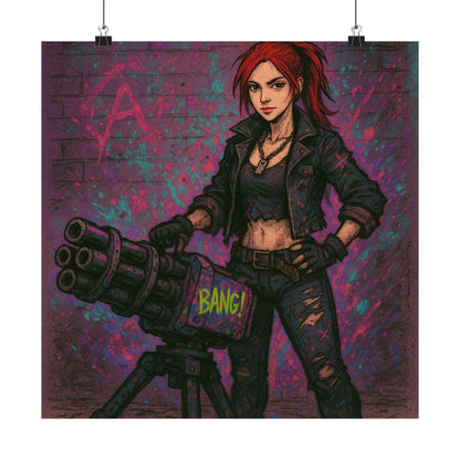 Vertical Poster - Edgy 'BANG' Design