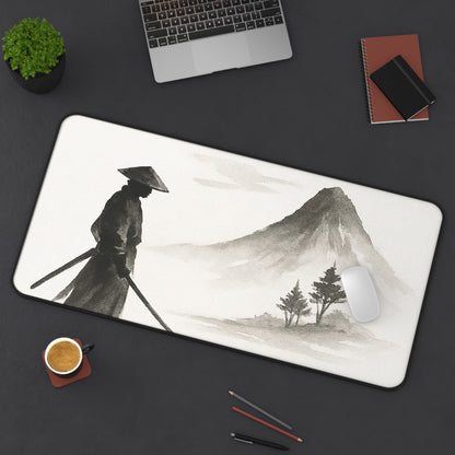 Serene Zen Desk Mat - Tranquil Office Decor, Gaming Mouse Pad, Japanese Aesthetic, Gift for Him or Her, Meditation Space