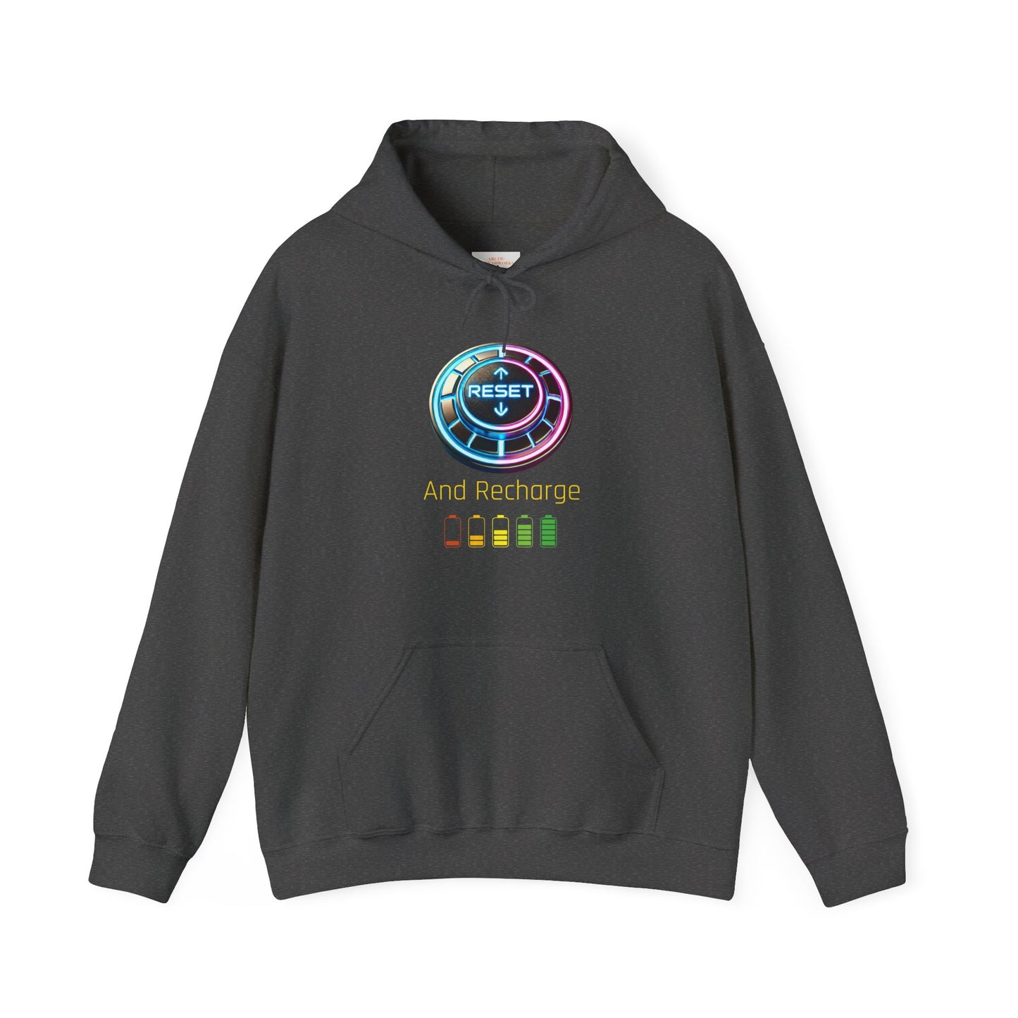 Reset and Recharge Graphic Hoodie for Relaxation