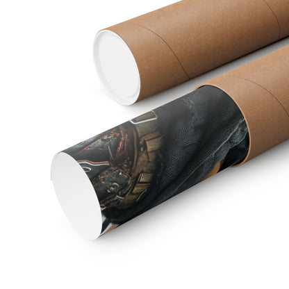 Bring the Wasteland to Your Walls – Matte Vertical Poster by Arctic Threadworks