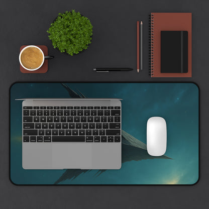 Futuristic Desk Mat for Gamers, Unique Gaming Setup, Office Accessories, Sci-Fi Home Decor, Perfect for Birthdays, Christmas