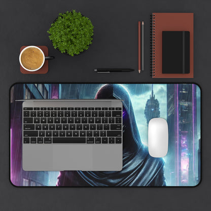 Wraith Cyberpunk Desk Mat – Elevate Your Space with Stealth and Style