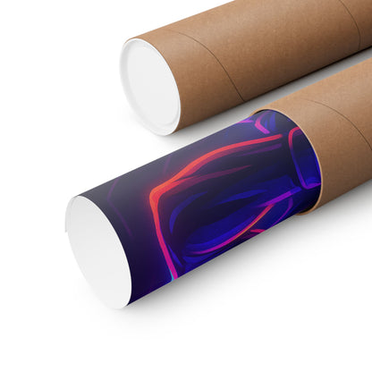 Transform Your Space with Our Matte Vertical Poster – Futuristic Football Gamer Edition