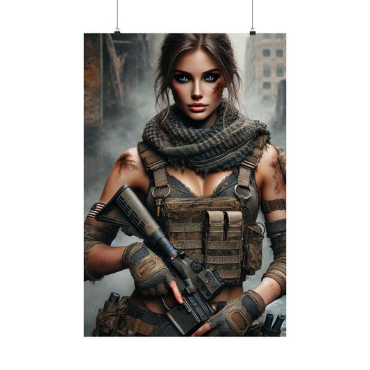 Warrior Spirit Matte Vertical Poster