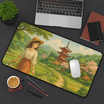 Serene Landscape Desk Mat - Perfect for Home Office, Gift for Nature Lovers, Eco-Friendly, Desk Accessory, Office Decor