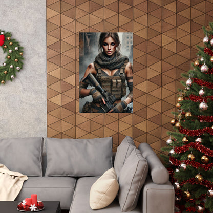Warrior Spirit Matte Vertical Poster