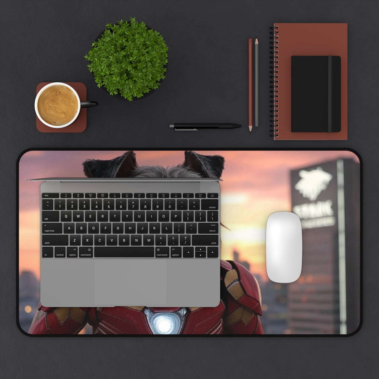 Desk Mat - Superhero Pet Desk Mat for Animal Lovers & Home Offices
