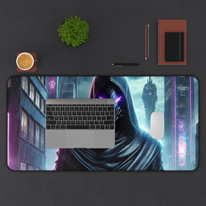Wraith Cyberpunk Desk Mat – Elevate Your Space with Stealth and Style