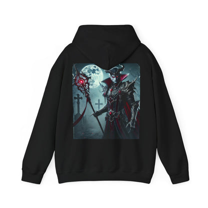 Fantasy Unisex Hooded Sweatshirt - Dark Sorcerer Design