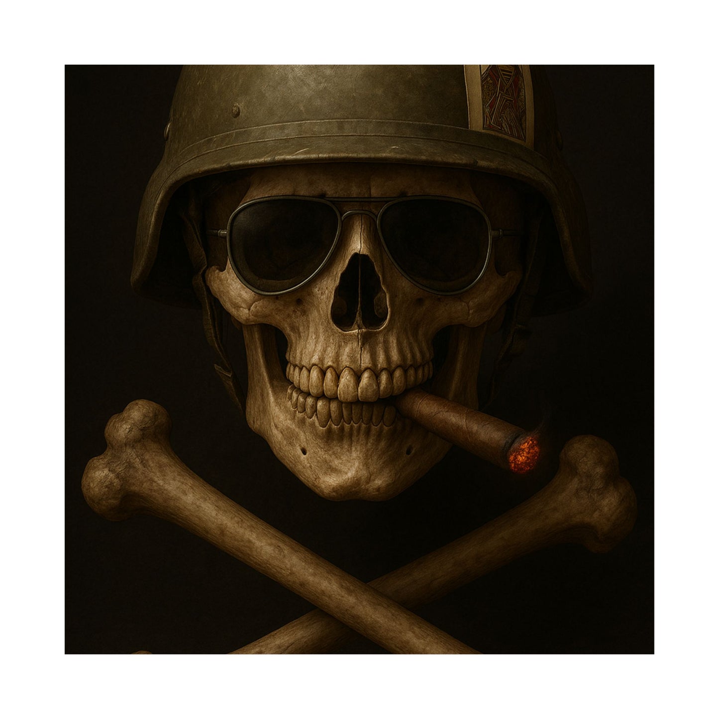 Ace – Tactical Skull Matte Poster
