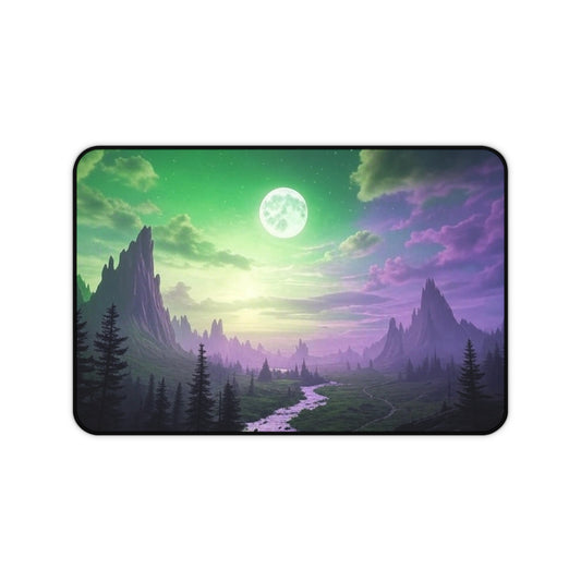 Enchanted Landscape Desk Mat | Dreamy Home Office Decor, Gamer Mouse Pad, Nature Lover Gift, Aesthetic Desk Accessories