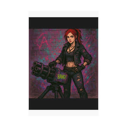 Vertical Poster - Edgy 'BANG' Design