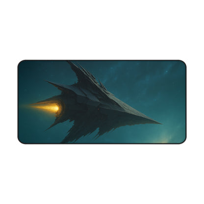 Futuristic Desk Mat for Gamers, Unique Gaming Setup, Office Accessories, Sci-Fi Home Decor, Perfect for Birthdays, Christmas